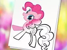 Cute Pony Coloring Book