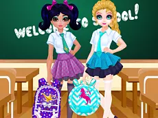 Jasmine and Elsa - School Bag Design Contest